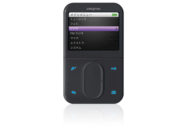 Creative ZEN VISION:M 30GB CZVM30G-BK (�u���b�N) �̐��i�摜
