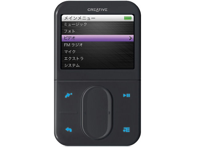 Creative ZEN VISION:M 60GB ZN-VM60GS-BK (�u���b�N) �̐��i�摜