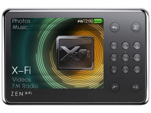 Creative ZEN X-Fi ZN-XF8G-BK �u���b�N (8GB) �̐��i�摜