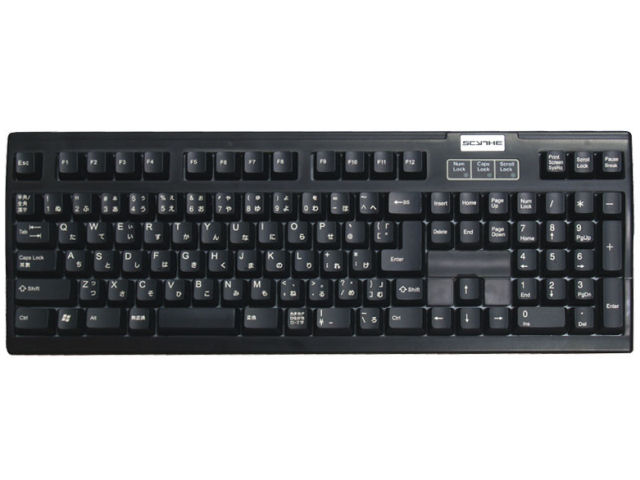 PURE KEYBOARD ���J SCKB06-AP-BK (�u���b�N) �̐��i�摜