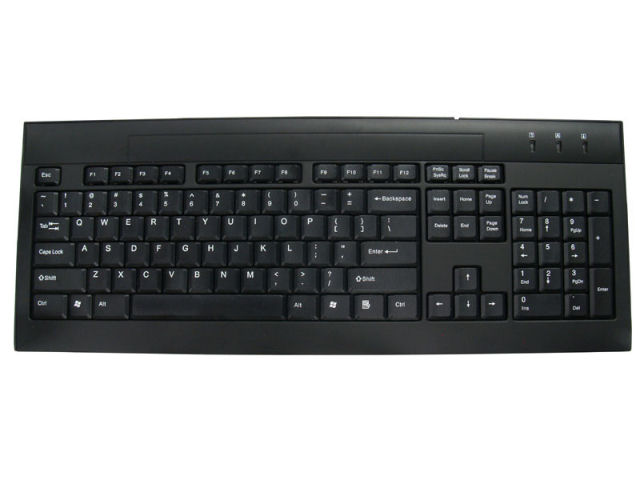 Slim Pure Keyboard �p��� SCKB07-PANTO-ENG-BK (�u���b�N) �̐��i�摜