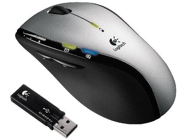 MX-610SV ���[�U�[ �R�[�h���X �}�E�X (�V���o�[���u���b�N) �̐��i�摜