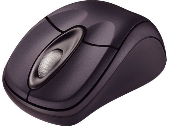 Wireless Notebook Optical Mouse 3000 Mica Black �̐��i�摜