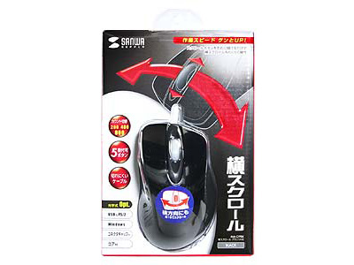 MA-G9BK ���X�N���[���}�E�X �O�����cHS(�u���b�N)