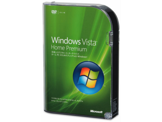 Windows Vista Home Premium ���{��� �̐��i�摜