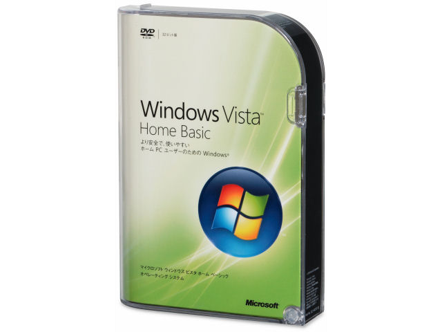 Windows Vista Home Basic ���{��� �̐��i�摜