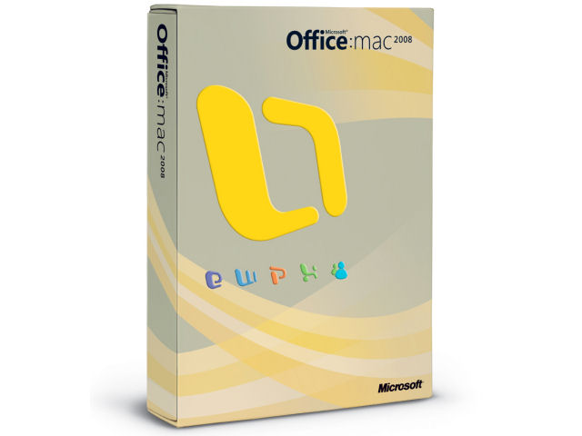 Office 2008 for Mac �̐��i�摜