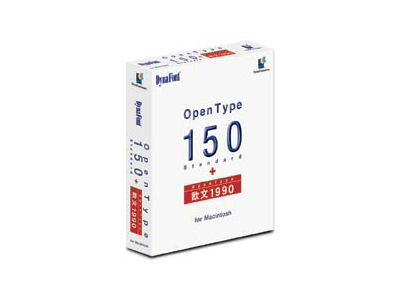 DynaFont OpenType150 Standard + ����1990 Mac�� �̐��i�摜
