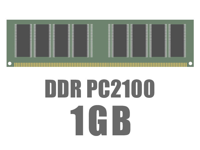 DIMM DDR SDRAM PC2100 1GB CL2.5 �̐��i�摜