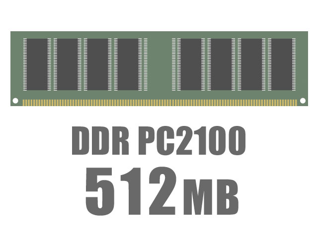 DIMM DDR SDRAM PC2100 512MB CL2.5 �̐��i�摜