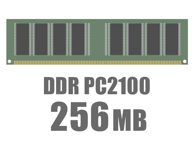 DIMM DDR SDRAM PC2100 256MB CL2.5 �̐��i�摜