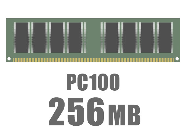 DIMM 256MB (PC100�Ή�) CL2 �̐��i�摜