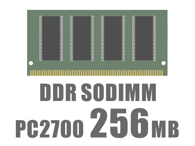 SODIMM DDR 256M PC2700 CL2.5 �̐��i�摜
