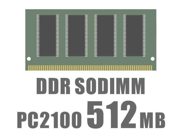 SODIMM DDR 512M PC2100 CL2.5 �̐��i�摜