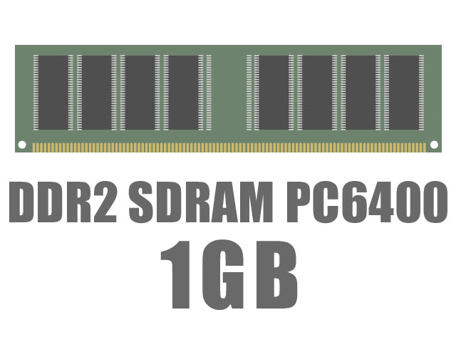 DIMM DDR2 SDRAM PC6400 1GB CL5 �̐��i�摜