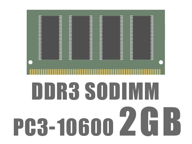 SODIMM DDR3 PC3-10600 2GB �̐��i�摜