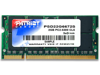 PSD22G6672S (SODIMM DDR2 PC2-5300 2GB) �̐��i�摜