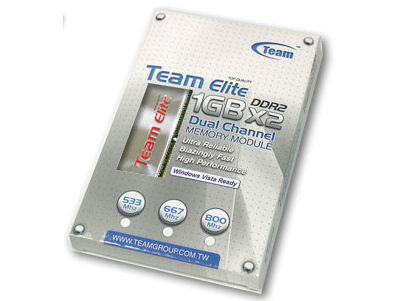 TEDD2048M800HC5DC (DDR2 PC2-6400 1GB 2���g) �̐��i�摜