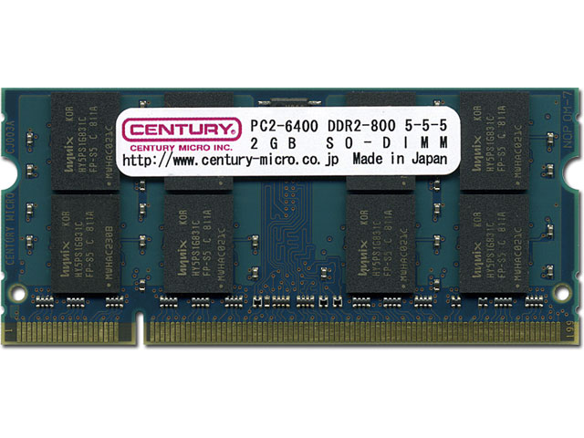 CD2G-SOD2U800M (SODIMM DDR2 PC2-6400 2GB Mac) �̐��i�摜