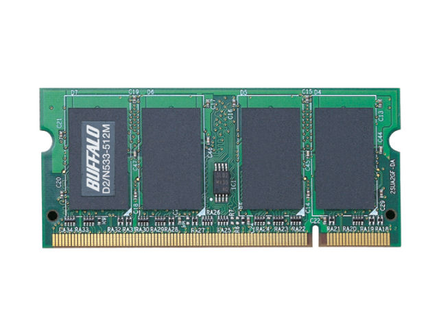D2/N533-G1G (SODIMM DDR2 PC2 4200 1GB) �̐��i�摜