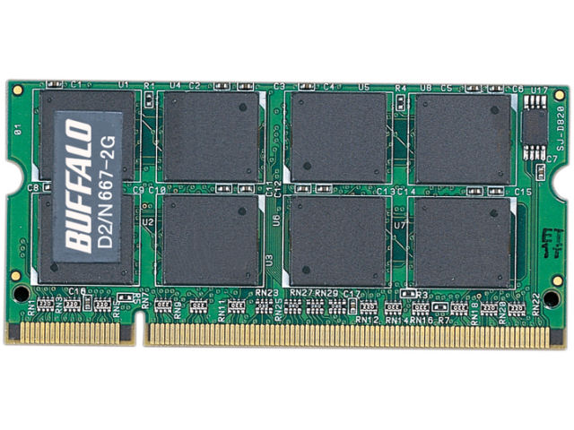 D2/N667-2G (SODIMM DDR2 PC2-5300 2GB) �̐��i�摜