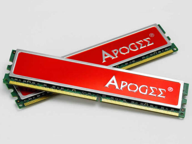 APOGEE APG800-1GX2 (DDR2 PC2-6400 1GB 2���g) �̐��i�摜