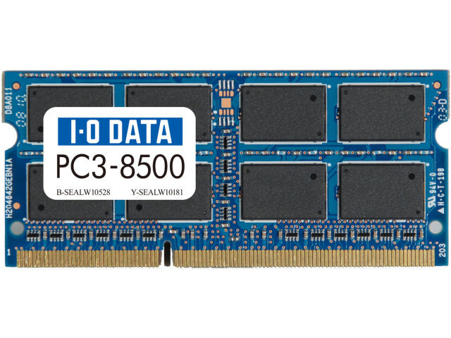 SDY1066-1G (SODIMM DDR3 PC3-8500 1GB) �̐��i�摜