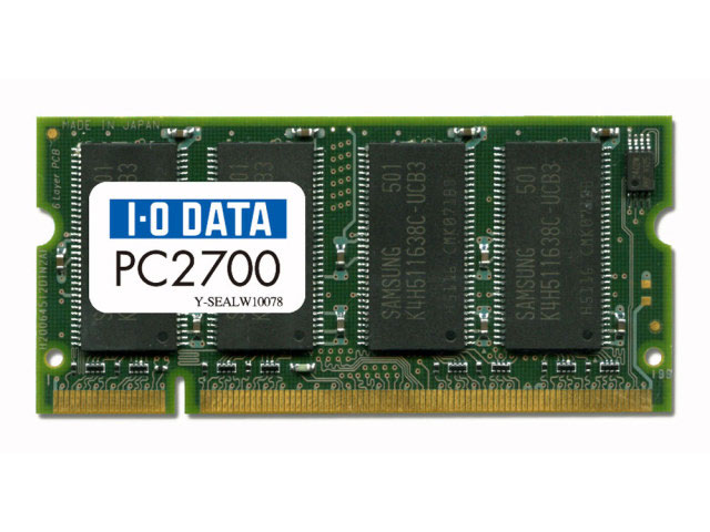 SDD333-1G/EC (SODIMM DDR PC2700 1GB) �̐��i�摜