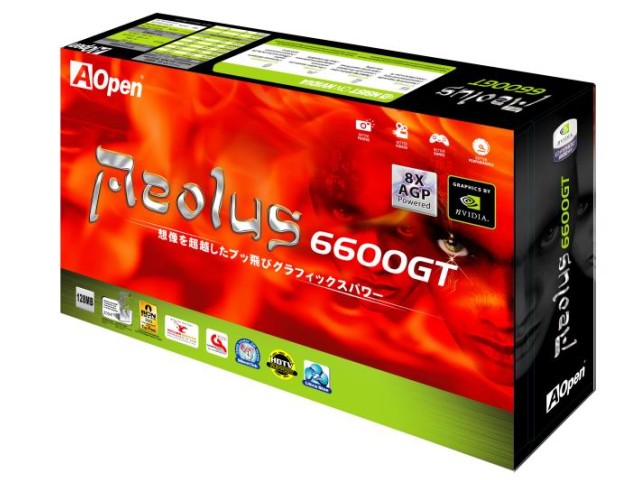Aeolus 6600GT-DVH128 AGP (AGP 128MB) �̐��i�摜