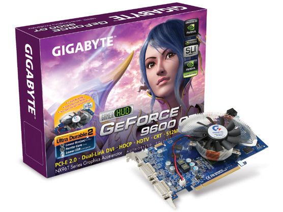 Подключение видеокарты gigabyte gv nx96t512h