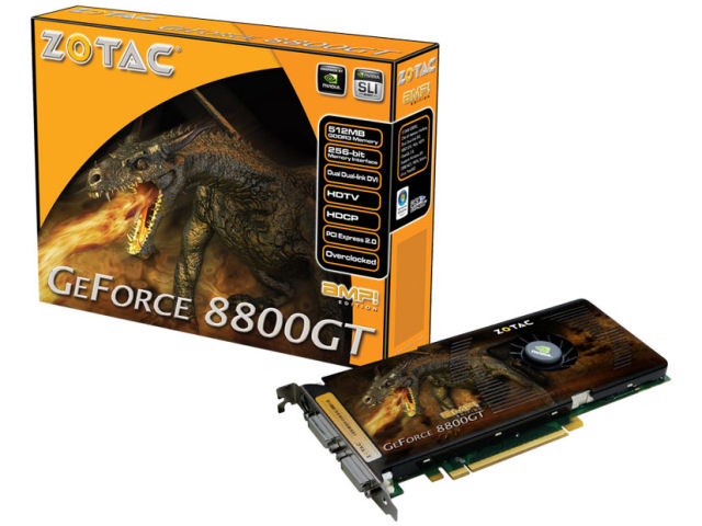 ZOTAC GeForce 8800GT - 512MB GDDR3 AMP! Edition ZT-88TES2P-FCP (PCIExp 512MB) �̐��i�摜