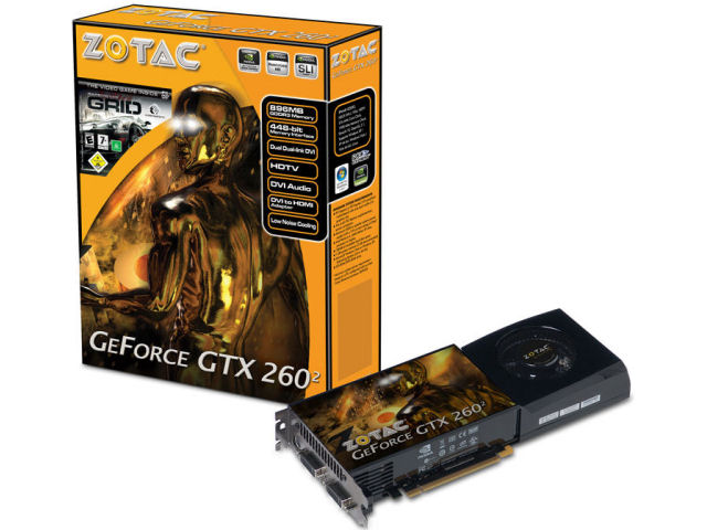 ZOTAC GeForce GTX 260 2 - 896MB GDDR3 ZT-X26E3KB-FSP (PCIExp 896MB) �̐��i�摜