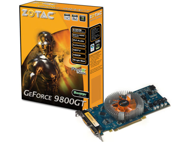 ZOTAC GeForce 9800GT SYNERGY - 512MB GDDR3 ZT-98GES4P-FDR (PCIExp 512MB) �̐��i�摜