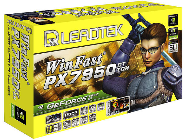 WinFast PX7950 GT TDH (PCIExp 512MB) �̐��i�摜
