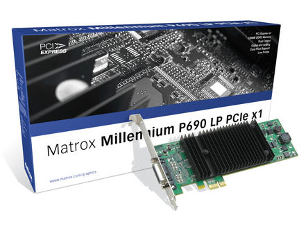 Millennium P690 LP PCIe x1 (PCIExp 128MB) �̐��i�摜