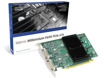 Millennium P690 PCIe x16 (PCIExp 128MB) �̐��i�摜