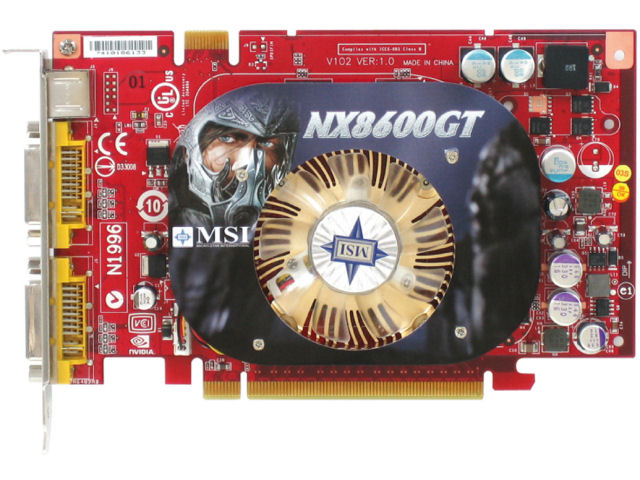 NX8600GT-T2D256E-OC (PCIExp 256MB) �̐��i�摜