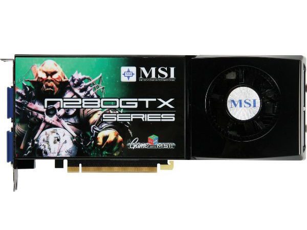 N280GTX-T2D1G-OC (PCIExp 1GB) �̐��i�摜