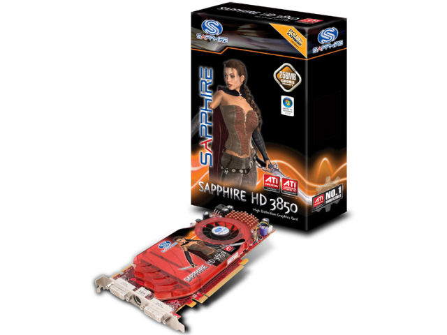 SAPPHIRE RADEON HD 3850 256MB GDDR3 PCIE (PCIExp 256MB) �̐��i�摜