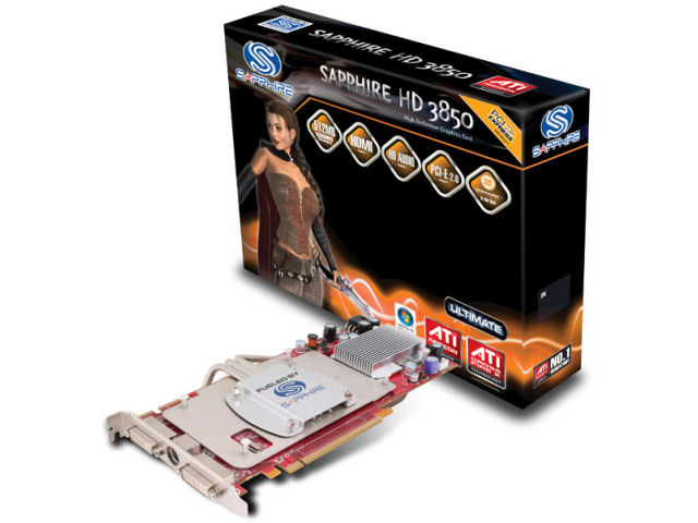 SAPPHIRE RADEON HD 3850 Ultimate 512MB GDDR3 PCIE (PCIExp 512MB) �̐��i�摜