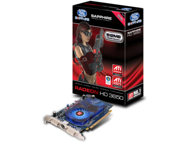 SAPPHIRE RADEON HD 3650 512MB DDR2 PCIE (PCIExp 512MB) �̐��i�摜