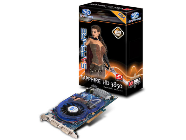 SAPPHIRE RADEON HD 3850 512MB GDDR3 AGP (AGP 512MB) �̐��i�摜