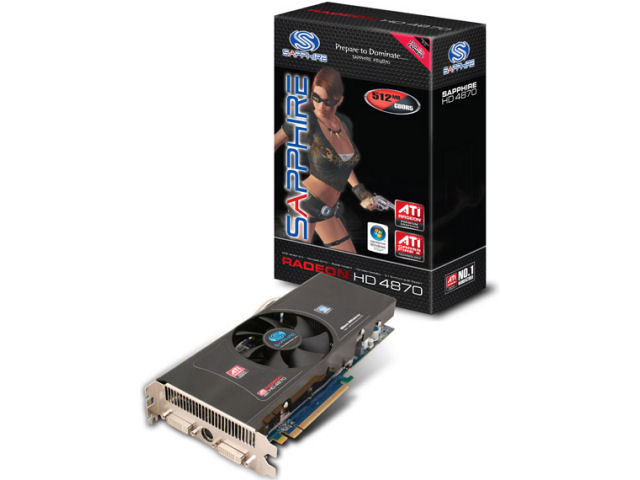 SAPPHIRE HD 4870 512MB GDDR5 PCIE Silent Efficiency (PCIExp 512MB) �̐��i�摜