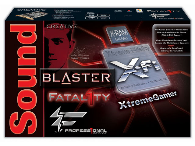 Sound Blaster X-Fi Xtreme Gamer Fatal1ty Professional Series SB-XFI-XGF �̐��i�摜