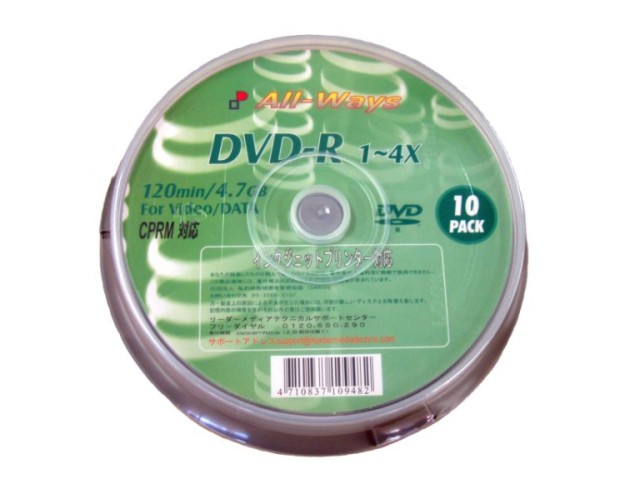 DRT47CP4X10PW (DVD-R 4�{�� 10���g) �̐��i�摜