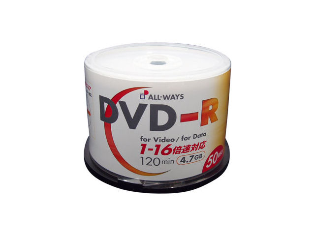 DR47-A16X50PW (DVD-R 16�{�� 50���g) �̐��i�摜