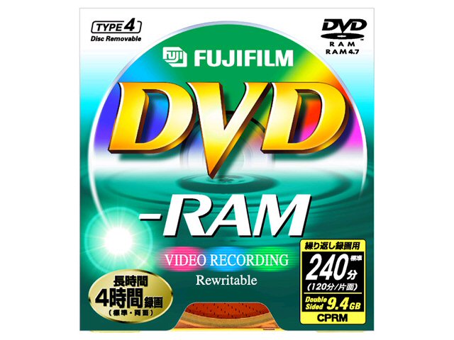 DVD-RAM V 9.4B (RAM TYPE4 2�{�� 1��) �̐��i�摜