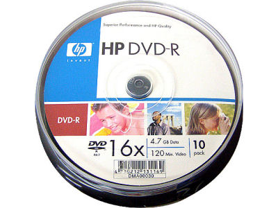 HPDVR-16XB10PS (DVD-R 16�{�� 10���g) �̐��i�摜