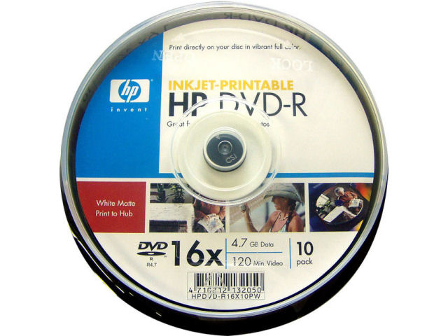 HPDVR-16X10PW (DVD-R 16�{�� 10���g) �̐��i�摜