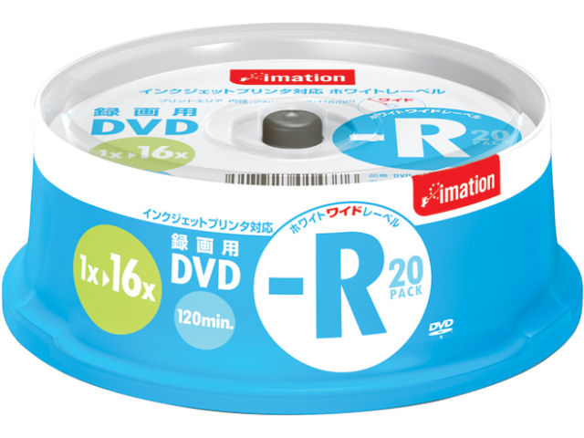 DVD-R120PWBx20S (DVD-R 16�{�� 20���g) �̐��i�摜